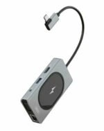 ⁦XO-HUB007 מתאם 9IN1 Type-C To RJ45/HDMI/VGA/USB/PD/AUX/SD⁩ – תמונה ⁦2⁩