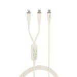 ⁦XO-NB-Q262 כבל 2IN1 Type-C To Type-C/Lightning 100W⁩ – תמונה ⁦3⁩