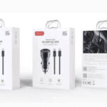 XO-CC60 מטען רכב שקוף 60W Type-C To Type-C