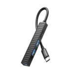 ⁦XO-HUB014B מפצל 4IN1 Type-C To USB + קורא כרטיסים⁩ – תמונה ⁦2⁩