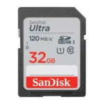 SanDisk Ultra SDHC UHS-I כרטיס זיכרון 32GB 120MB/s