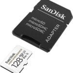 SanDisk High Endurance MicroSDXC כרטיס זיכרון עם מתאם 128GB 100MB/s