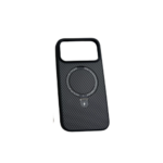 מגן אחורי קארבון iPhone 17 Pro Max מאגסייף עם סטנד שחור