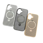 מגן אחורי קארבון iPhone 17 מאגסייף עם סטנד