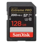 SanDisk Extreme Pro SDXC UHS-I כרטיס זיכרון 128GB 200MB/s 4K