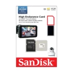 SanDisk High Endurance MicroSD כרטיס זיכרון עם מתאם